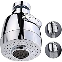 Qoosea Aireador De Grifo de 360 Grados- Grifo Universal Dispositivo de Extensión de Rociador Filtro- Grifo Anti…